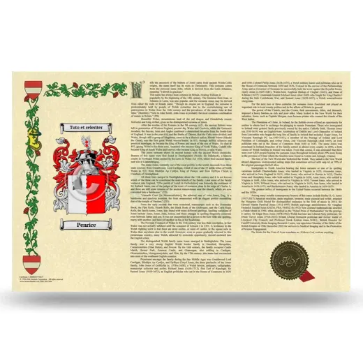 Penrice Armorial History Landscape Style
