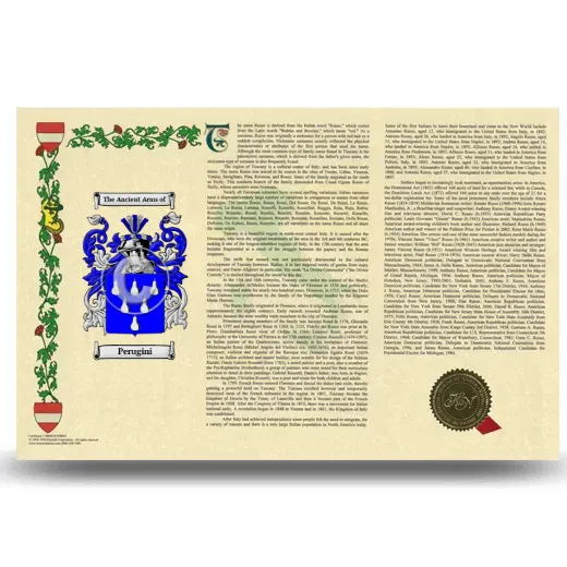Perugini Armorial History Landscape Style