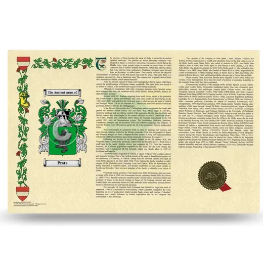 Prats Armorial History Landscape Style