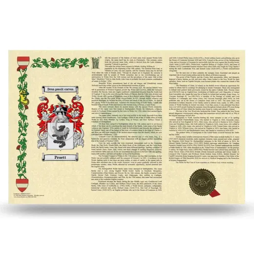 Pruett Armorial History Landscape Style