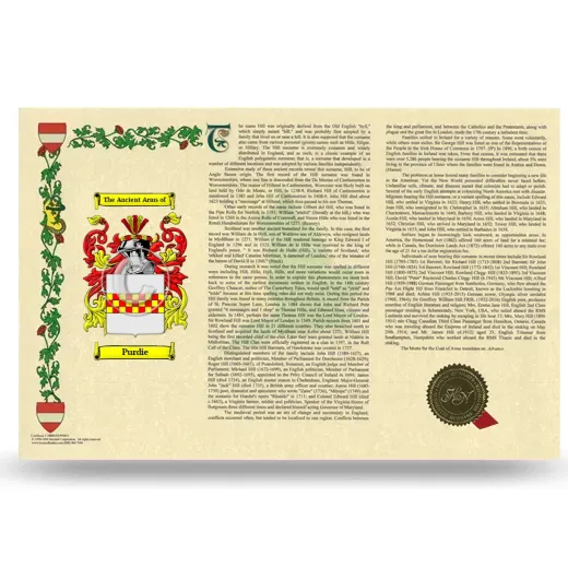 Purdie Armorial History Landscape Style