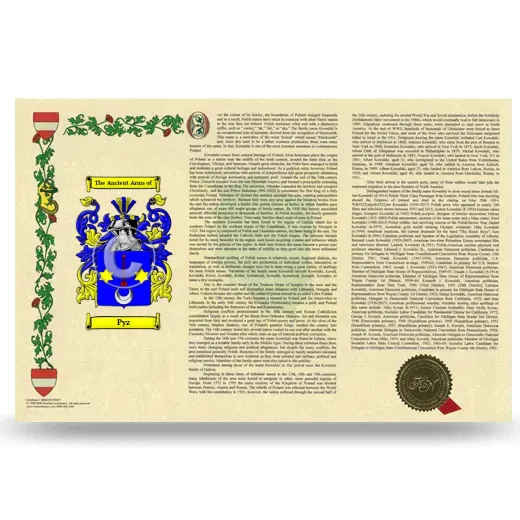 Pyz Armorial History Landscape Style