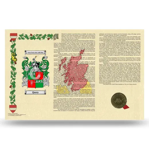 Query Armorial History Landscape Style