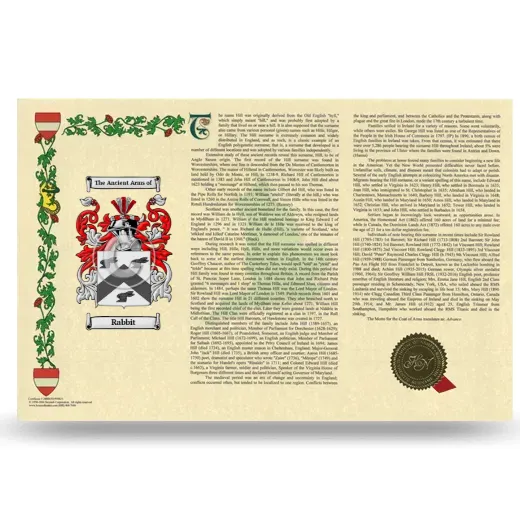Rabbit Armorial History Landscape Style