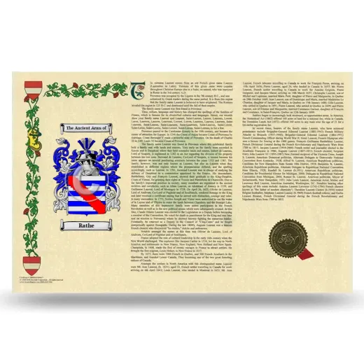 Rathe Armorial History Landscape Style