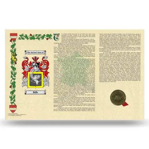 Riffe Armorial History Landscape Style