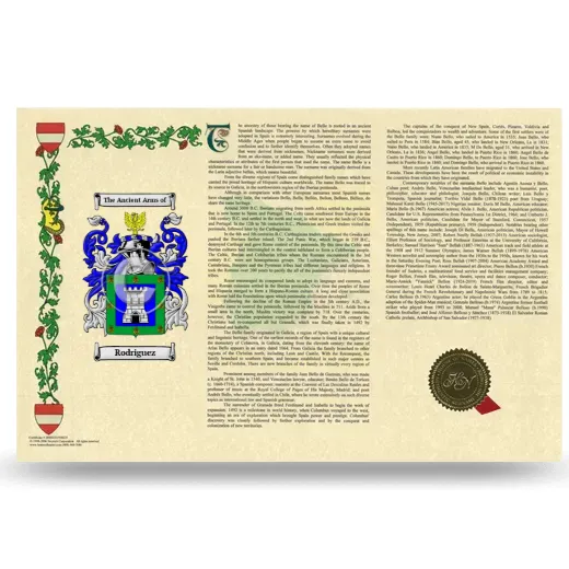 Rodriguez Armorial History Landscape Style