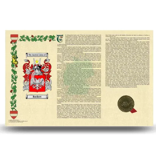 Ruckert Armorial History Landscape Style