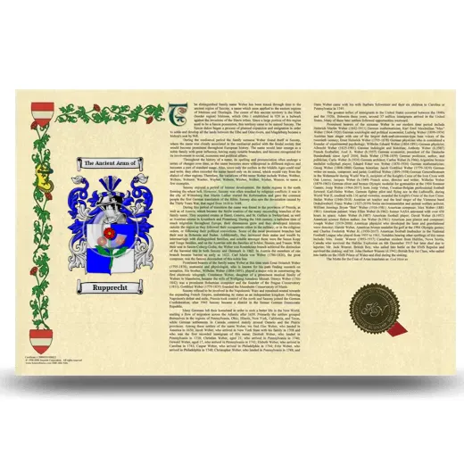 Rupprecht Armorial History Landscape Style