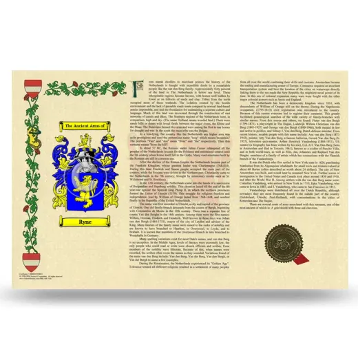 Ryne Armorial History Landscape Style