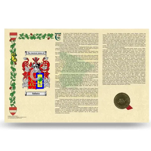 Sabata Armorial History Landscape Style