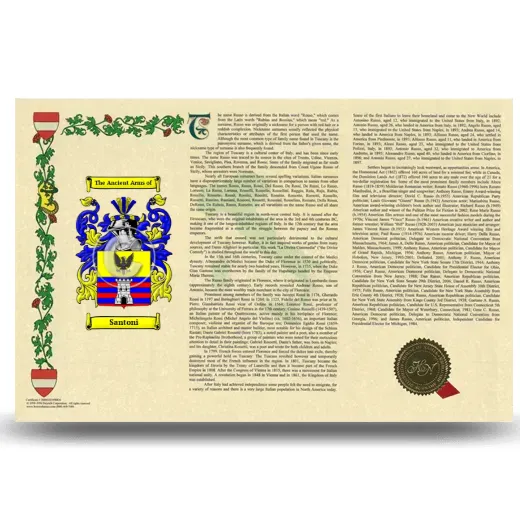 Santoni Armorial History Landscape Style