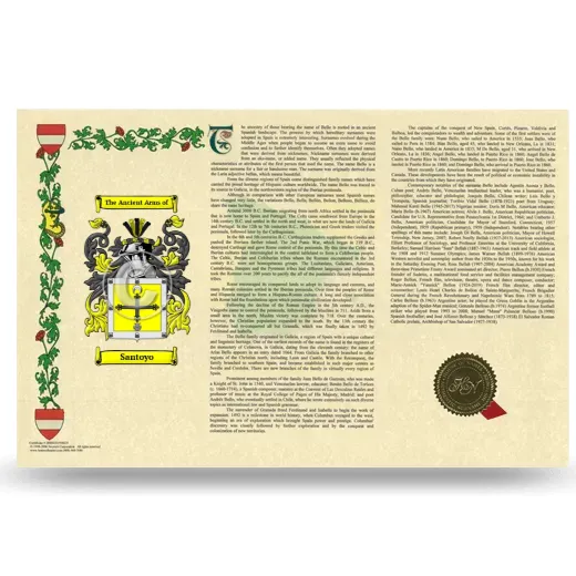 Santoyo Armorial History Landscape Style