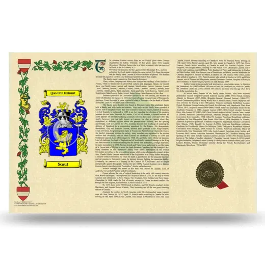 Scaut Armorial History Landscape Style