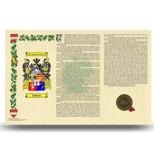 Schnurr Armorial History Landscape Style