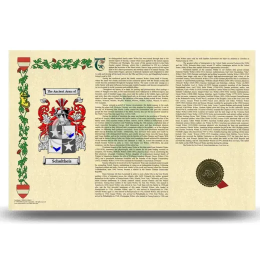 Schultheis Armorial History Landscape Style