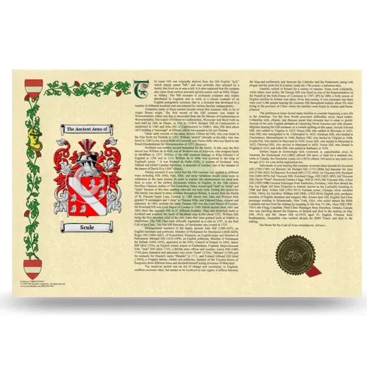 Scule Armorial History Landscape Style