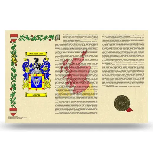 Sharpe Armorial History Landscape Style