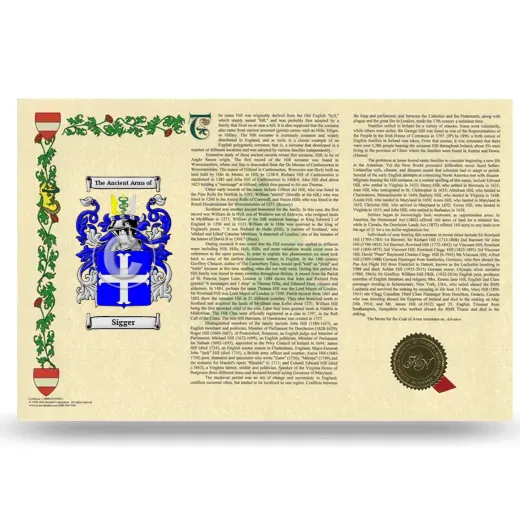 Sigger Armorial History Landscape Style