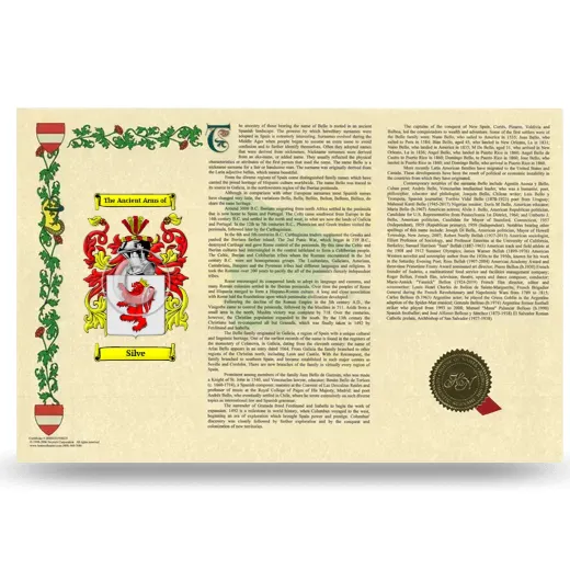 Silve Armorial History Landscape Style