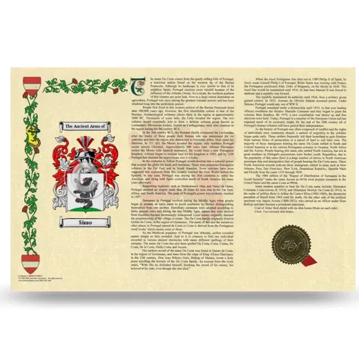 Simo Armorial History Landscape Style