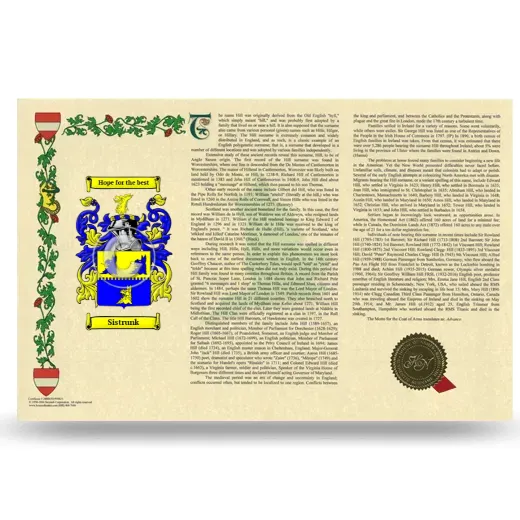 Sistrunk Armorial History Landscape Style
