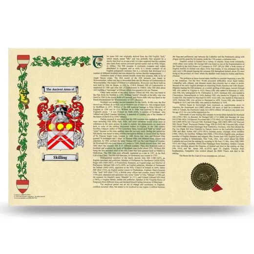 Skilling Armorial History Landscape Style