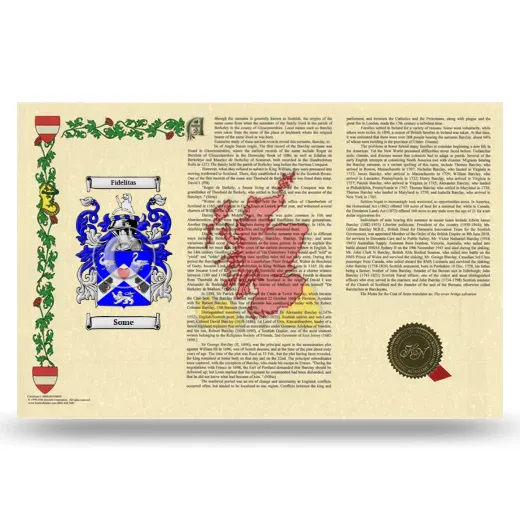 Some Armorial History Landscape Style