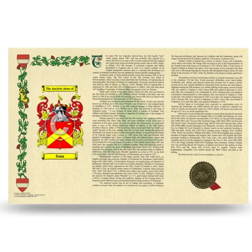 Sons Armorial History Landscape Style