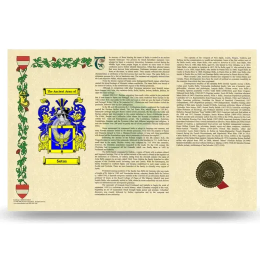 Sotos Armorial History Landscape Style