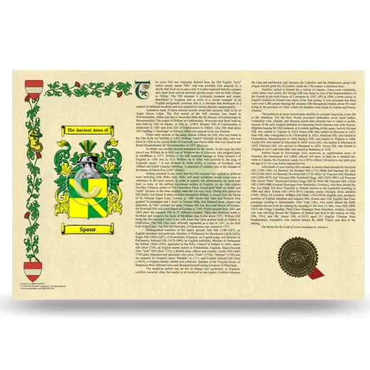 Spane Armorial History Landscape Style