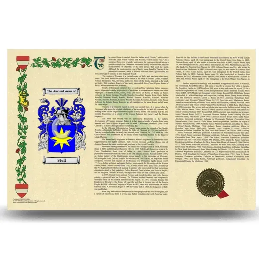 Stell Armorial History Landscape Style