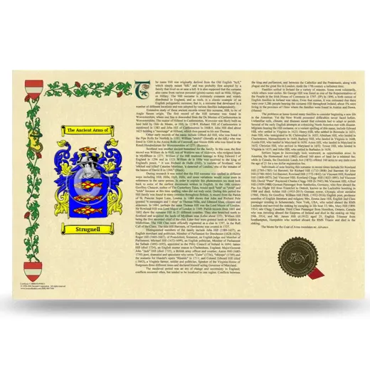 Strugnell Armorial History Landscape Style