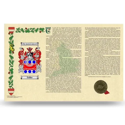 Tabler Armorial History Landscape Style