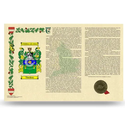 Thackray Armorial History Landscape Style