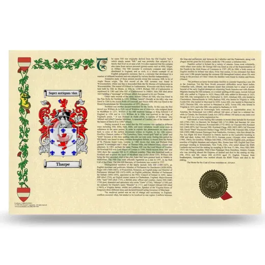 Tharpe Armorial History Landscape Style