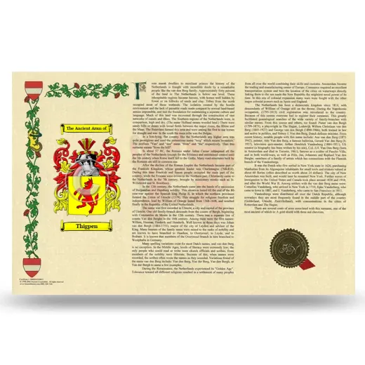 Thigpen Armorial History Landscape Style