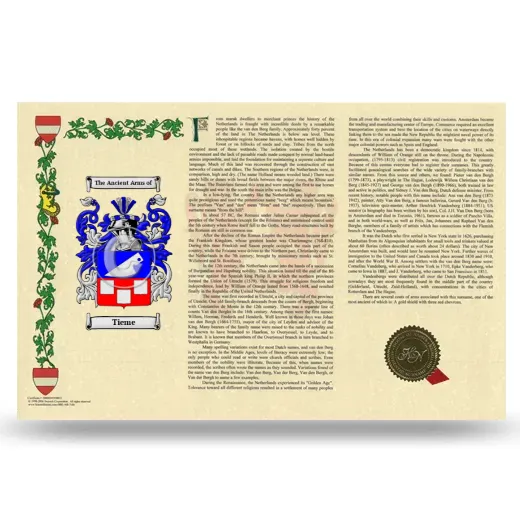 Tieme Armorial History Landscape Style