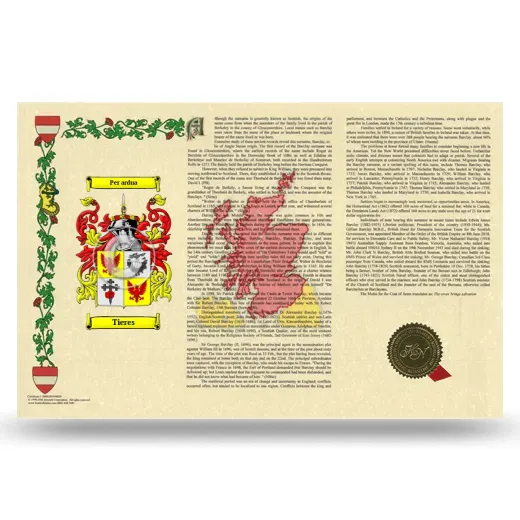 Tieres Armorial History Landscape Style