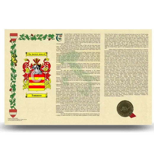 Tomasso Armorial History Landscape Style