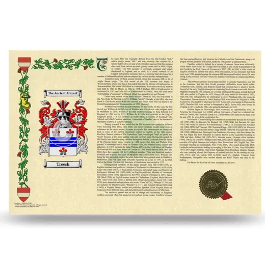 Treesh Armorial History Landscape Style