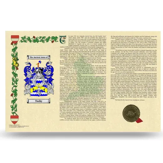 Tucky Armorial History Landscape Style