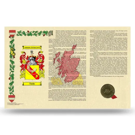 Turin Armorial History Landscape Style