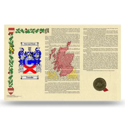 Tweedie Armorial History Landscape Style