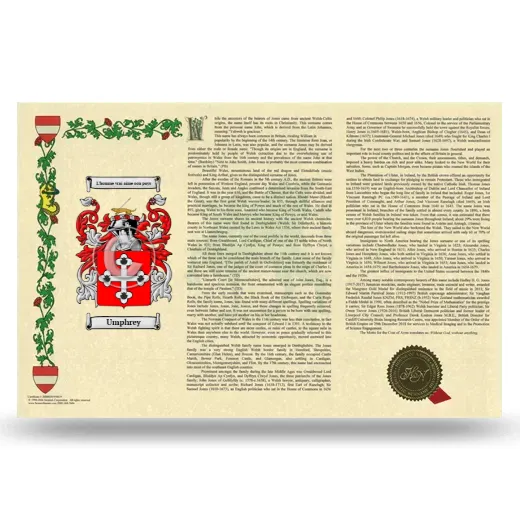 Umphrey Armorial History Landscape Style