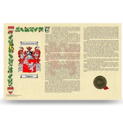 Ungarer Armorial History Landscape Style