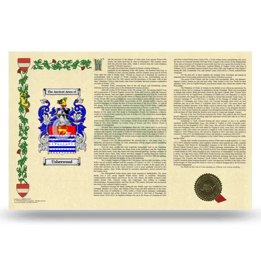 Usherwood Armorial History Landscape Style