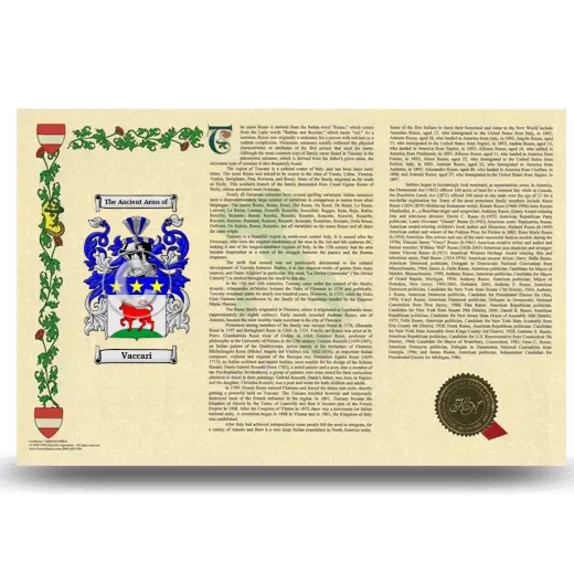 Vaccari Armorial History Landscape Style