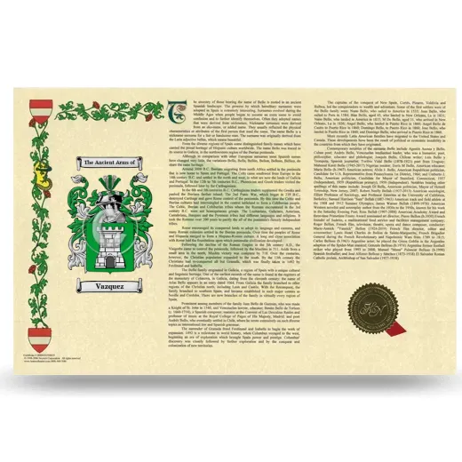 Vazquez Armorial History Landscape Style