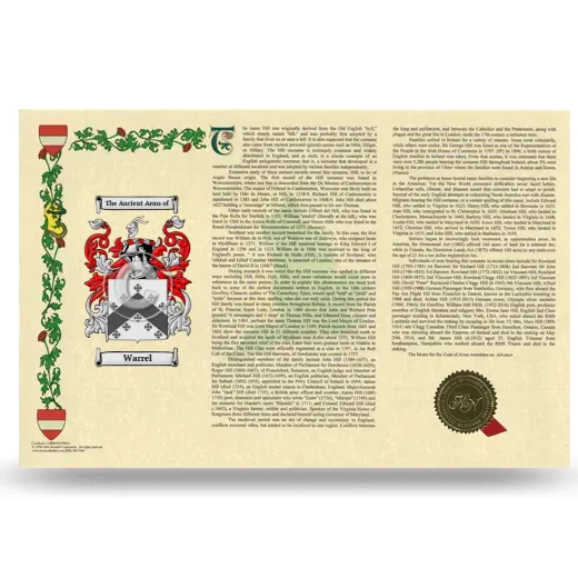 Warrel Armorial History Landscape Style